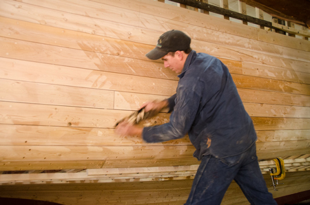 lobster sailboat build