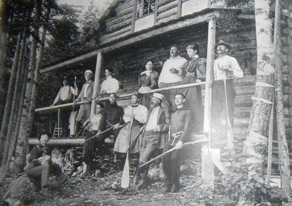 Camp porch