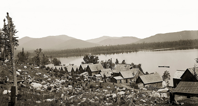 Camps on Kennebago Lake