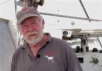 Fisherman on boat