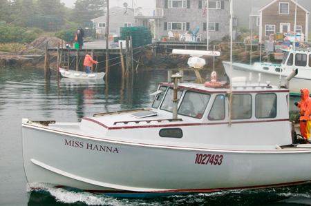 FV Miss Hannah at Criehaven, Maine.